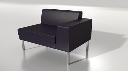 Armchair - Half Sofa - different legs preview image